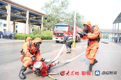 茌平县市场监管局组织特种设备事故应急救援演练